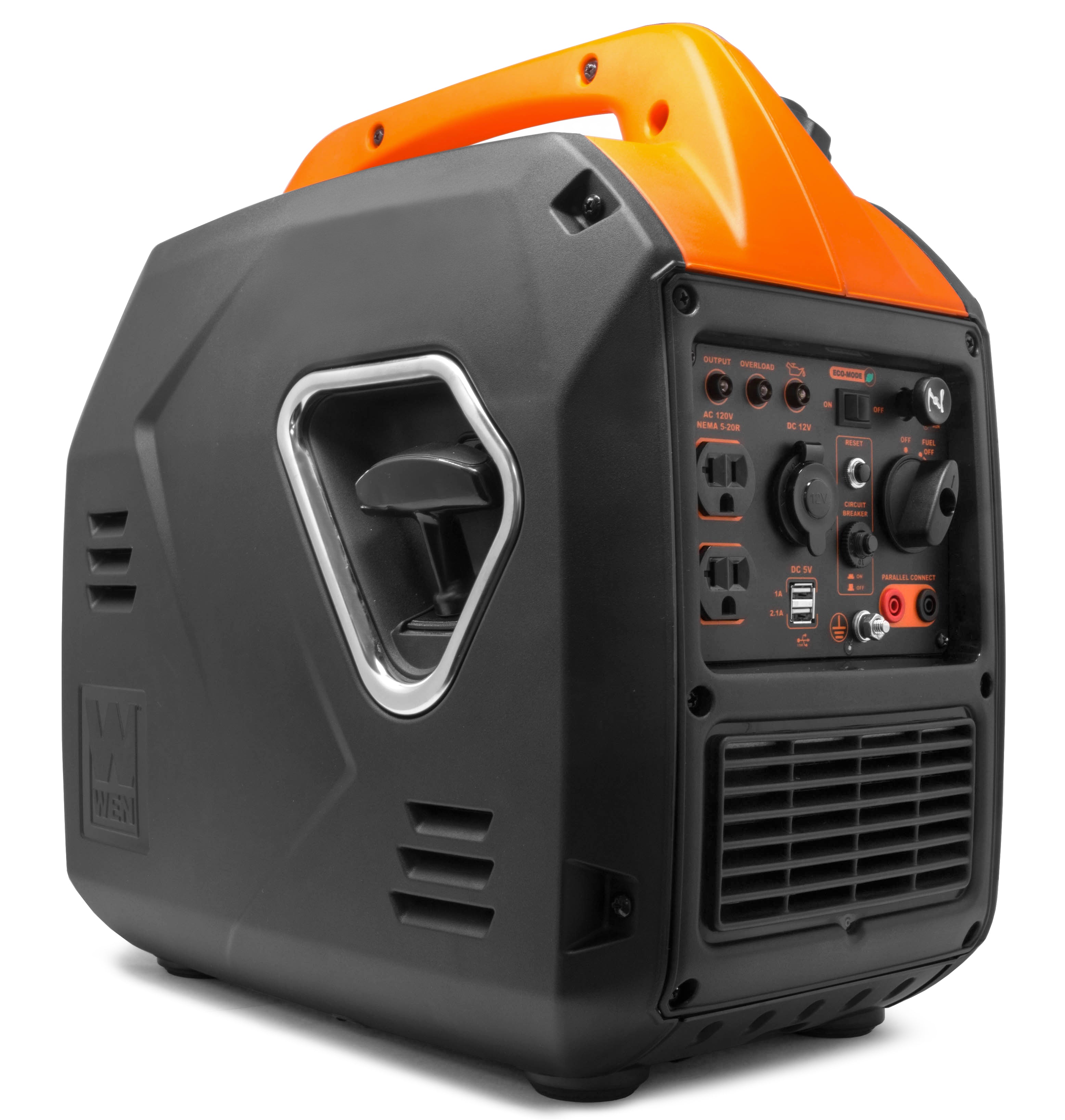 WEN R56203i 2000W Super Quiet Portable Inverter Generator with Fuel Shut Off - CARB Compliant | Camping, RV, Emergency Power Backup (Manufacturer Refurbished)