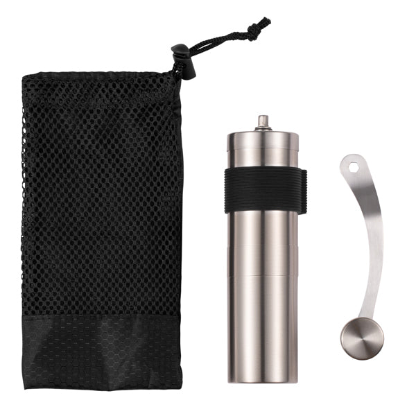 Premium Ten Mile Manual Coffee Grinder - Portable Hand Crank Burr Mill for Espresso, French Press & Travel - Perfect for Camping, Home & Office Use