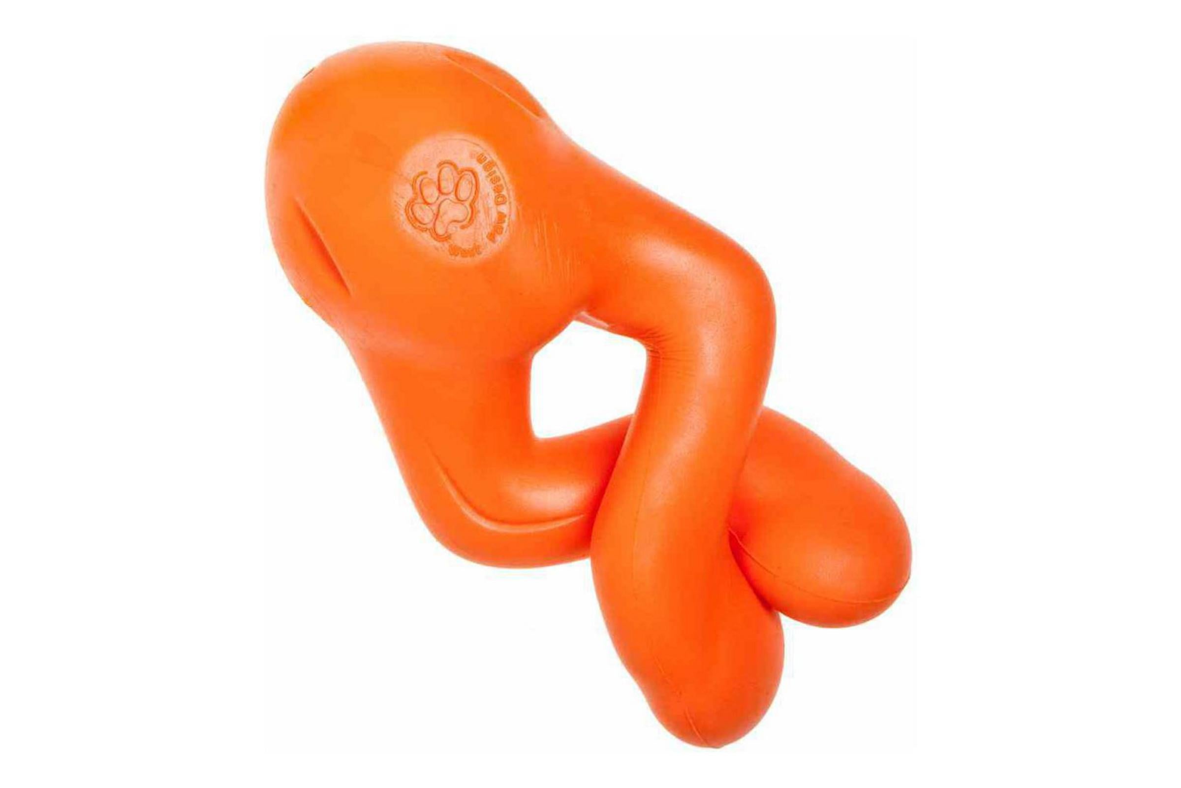 West Paw Design Tizzi Dog Toy - Durable Chew Toy for Aggressive Chewers, Interactive Fetch & Tug-of-War Play - Perfect for Indoor & Outdoor Dog Activities
