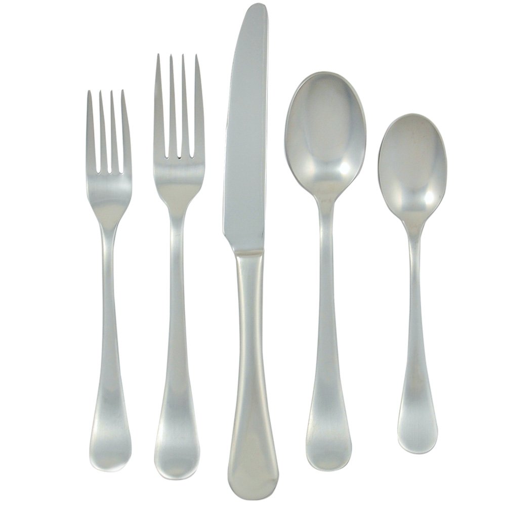 Premium 42-Piece Stainless Steel Flatware Set - Service for 8 with 2-Piece Hostess Utensils - Elegant Dinnerware for Formal Dining, Wedding Gifts & Holiday Entertaining