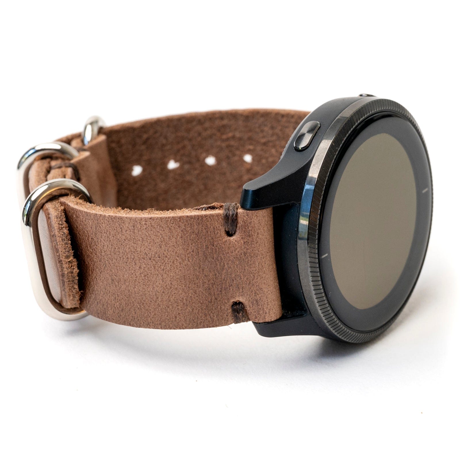 Premium Genuine Leather Replacement Watch Band for Garmin Smartwatches - Comfortable & Durable Strap for Fenix, Forerunner, Vivoactive Series - Perfect for Workouts, Running & Everyday Wear