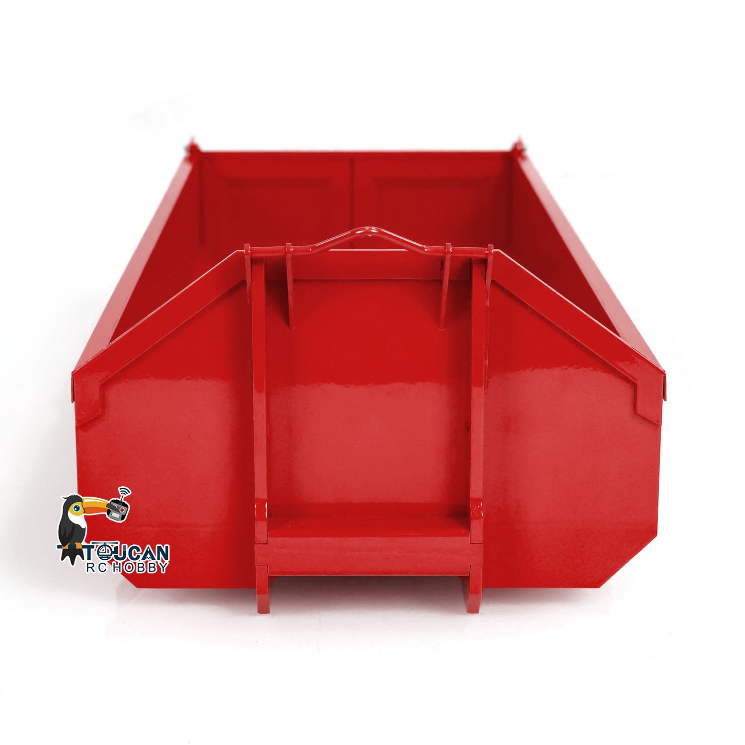 1/14 Scale Painted U-Shaped Short Bucket for 10x10 Hydraulic RC Full Dump Truck & 8x8 Radio Controlled Cars - DIY Model Parts for Construction Simulation & Off-Road Play