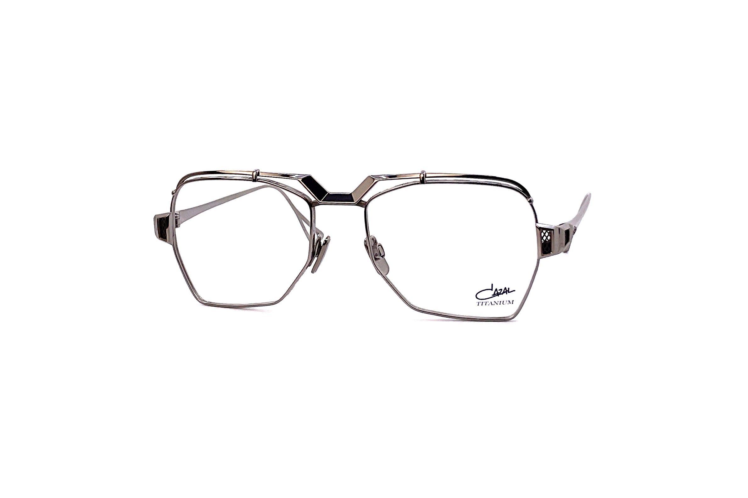 Cazal 5009 Silver Frame Sunglasses - Retro Aviator Style for Men & Women - UV Protection - Perfect for Driving, Travel & Outdoor Activities