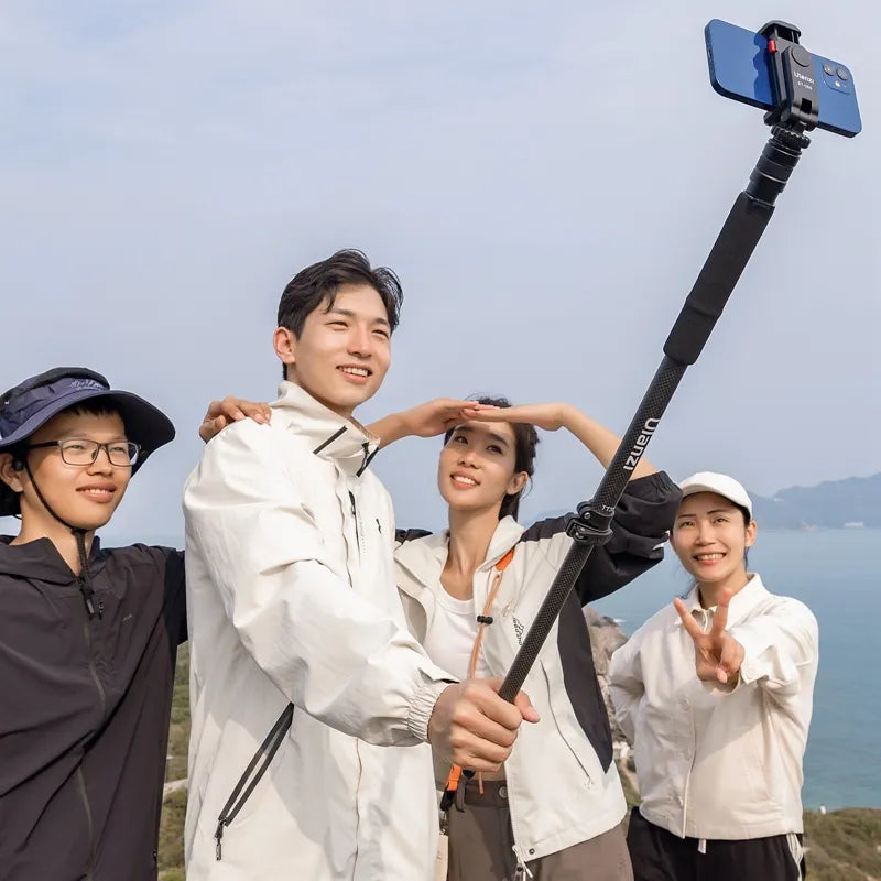 Ulanzi TT35 Lightweight Hiking Stick Tripod Kit - Adjustable Monopod & Camera Stand for Outdoor Photography, Vlogging, and Travel Adventures