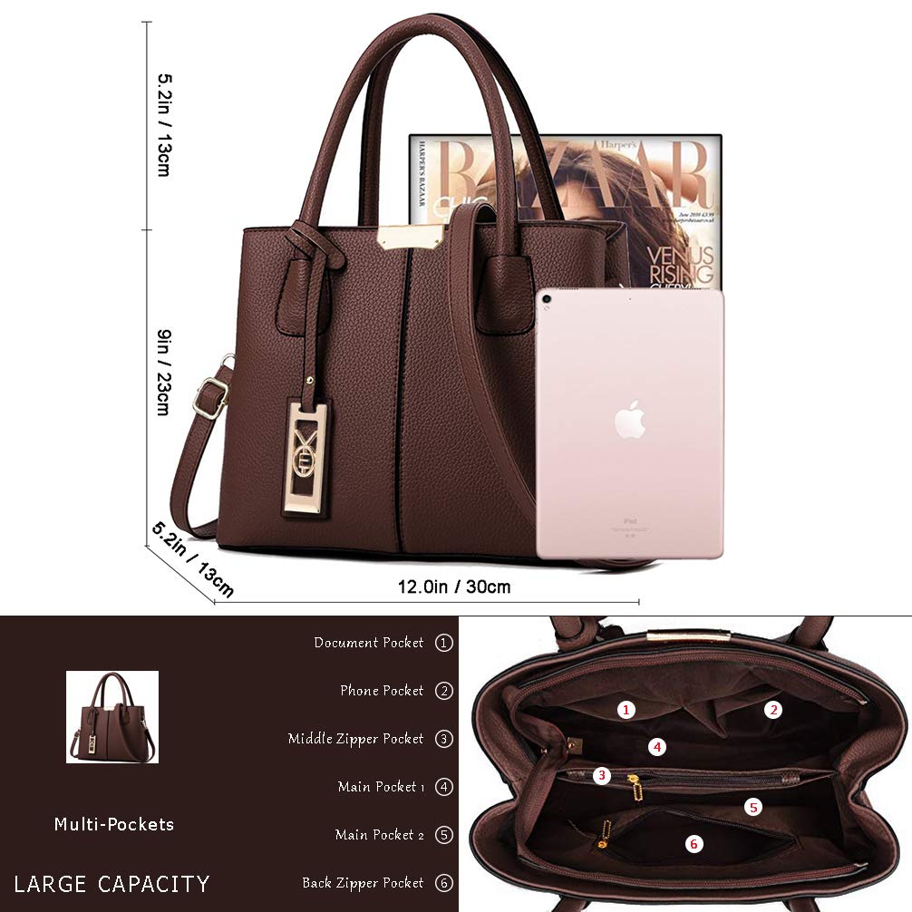 Stylish Women's Purses & Handbags - Shoulder Tote Bags with Top Handle Satchel Design | Perfect for Work, Travel & Everyday Use