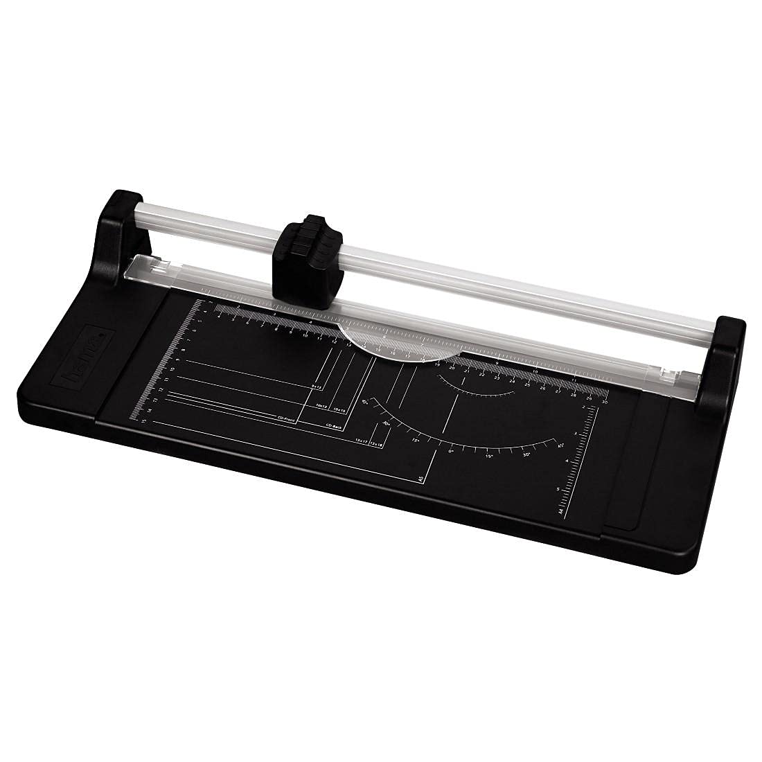 Hama Rolling Blade Paper Cutter - 5 Sheet Capacity, A4 Size Cutting Machine for Paper, Film & Photos | Perfect for Office, Crafting & Scrapbooking Projects (Black)