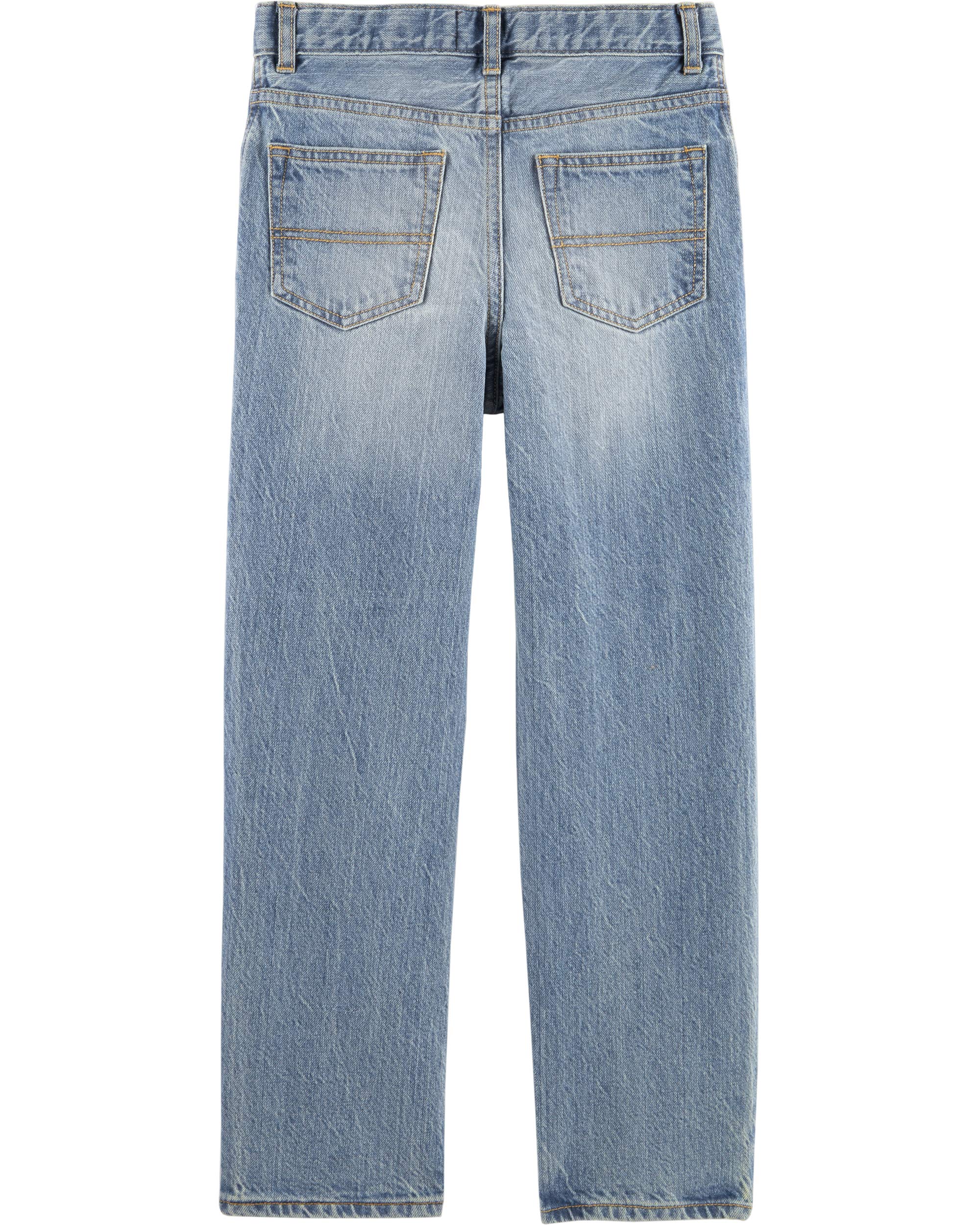 OshKosh B'Gosh Boys' Straight Fit Jeans - Comfortable Denim Pants for School, Play & Everyday Wear