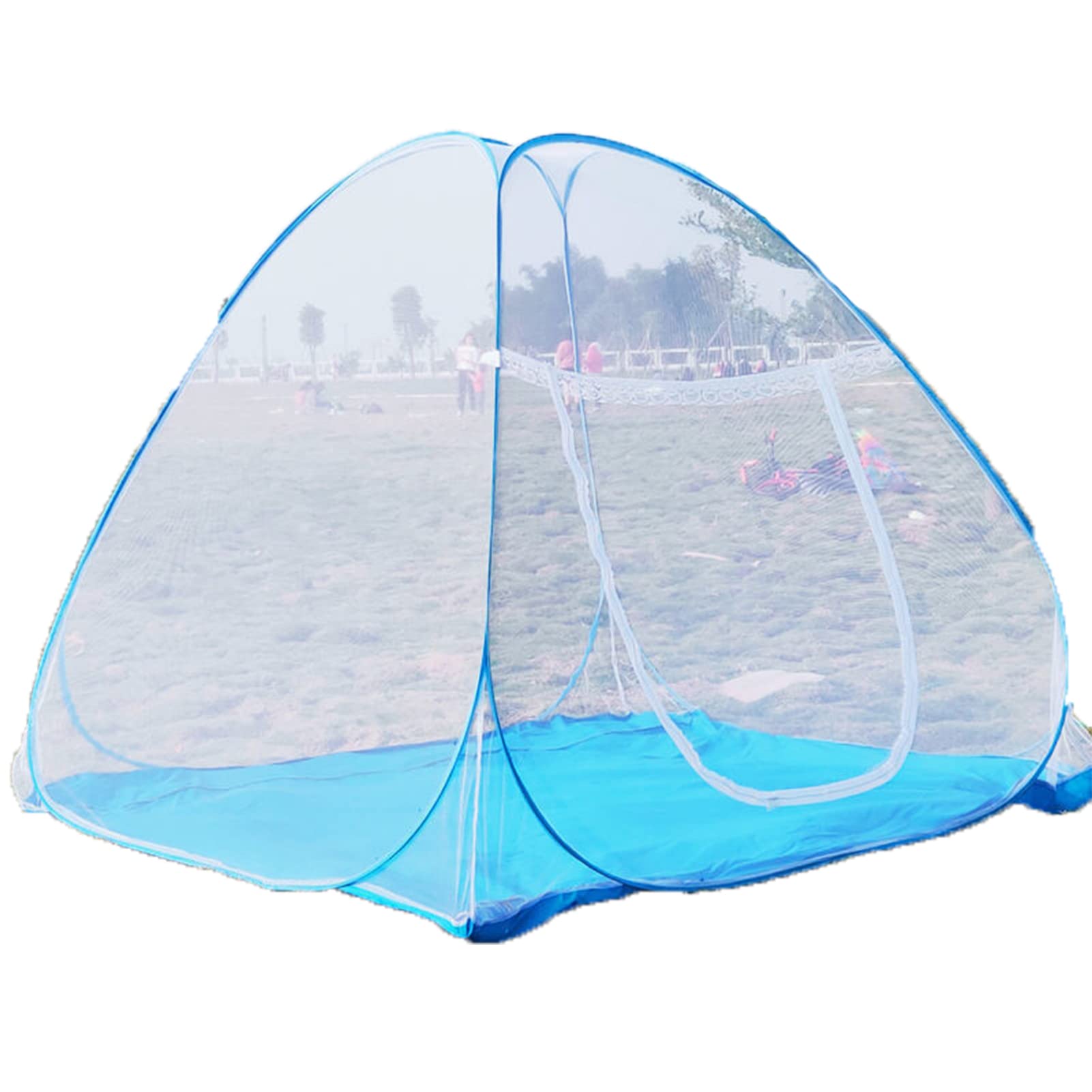 Foldable Mosquito Net for Outdoor Camping & Garden Furniture - Insect Proof Backpack Tent & Single Camping Cot - Perfect for Patio, Backyard, Hiking and Travel Adventures