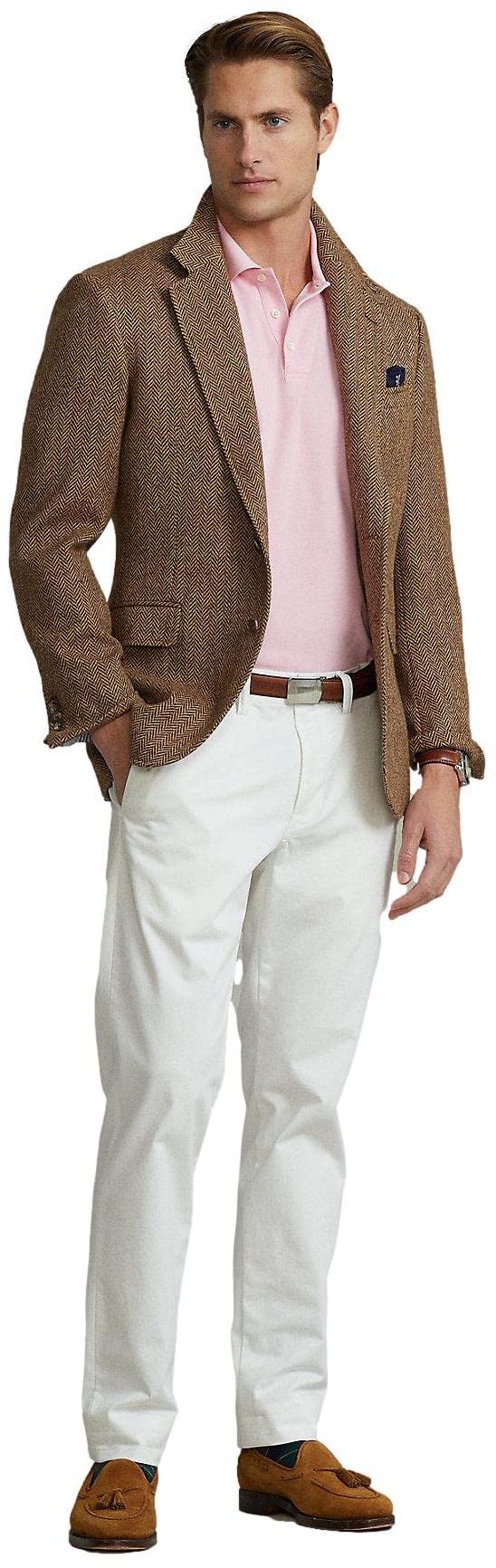 POLO RALPH LAUREN Men's Embroidered Polo Shirt - Classic Cotton Casual Wear for Office, Golf & Everyday Outfits