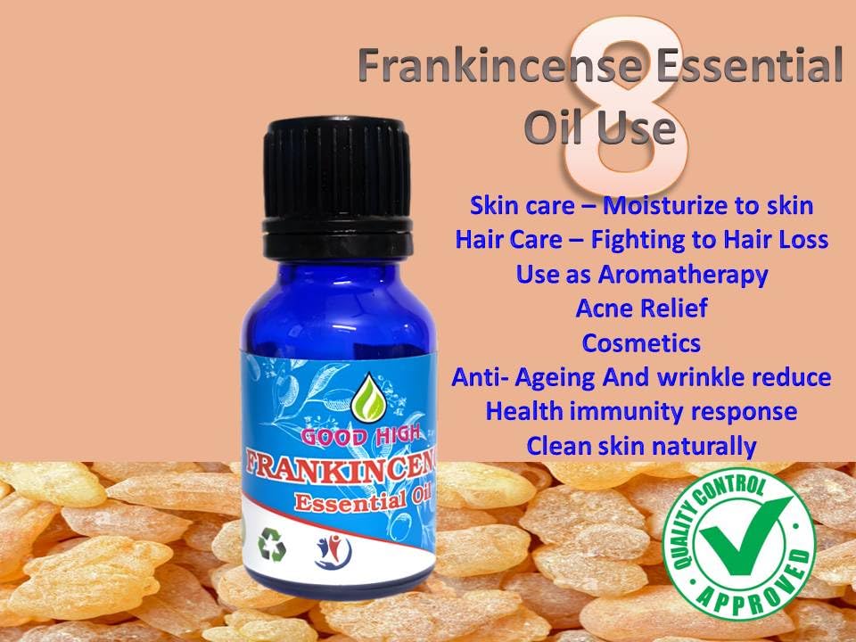 Premium 100% Pure Frankincense Essential Oil - Natural, Organic, Vegan & Undiluted for Skin Care, Aromatherapy & Personal Use | 10mL (0.338 oz) | Perfect for Relaxation, Meditation & DIY Beauty Products