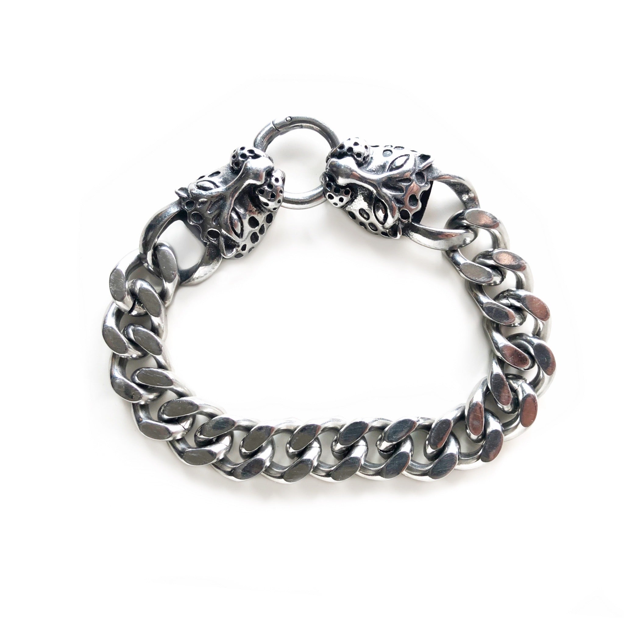 Sterling Silver Tiger Bracelet for Men & Women - Elegant Animal Jewelry for Casual Wear, Gifts & Special Occasions