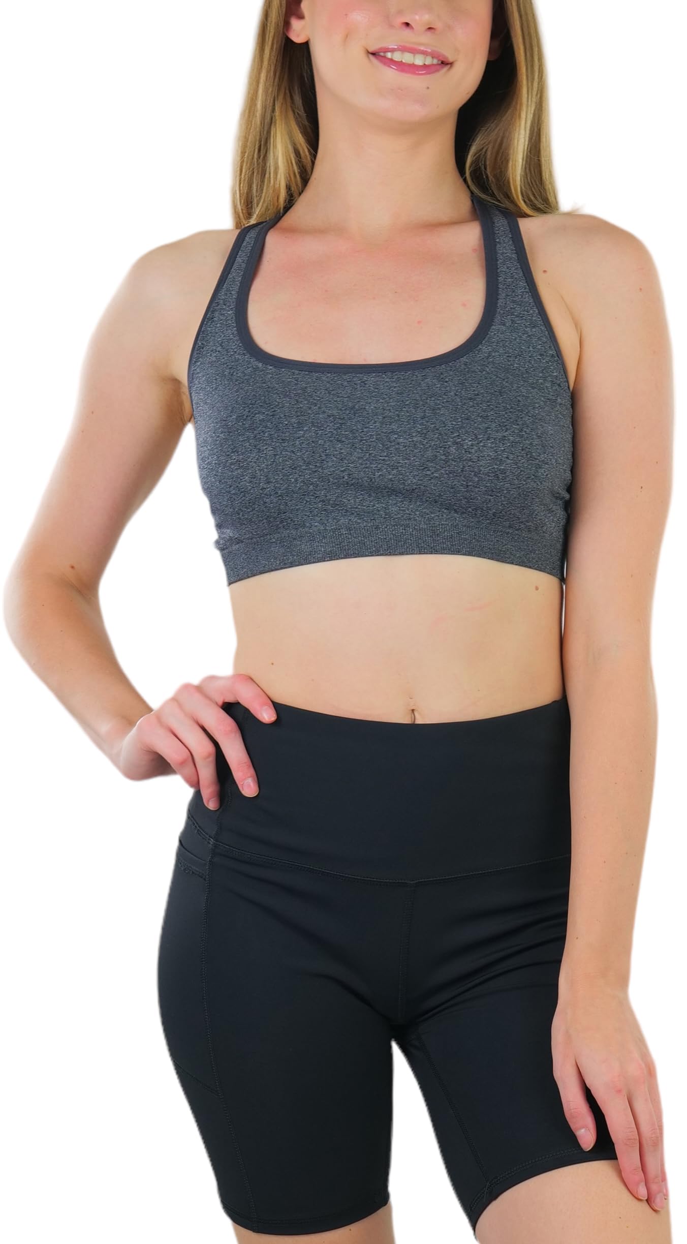 ToBeInStyle Women’s Seamless Wire-Free Sports Bras & Bralettes - Supportive Comfort for Yoga, Gym & Everyday Wear