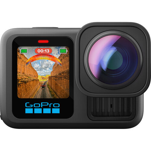 GoPro Hero 13 Black Ultra Wide Edition - 4K Waterproof Action Camera with Stabilization for Vlogging, Travel & Extreme Sports | Perfect for Surfing, Skiing & Outdoor Adventures