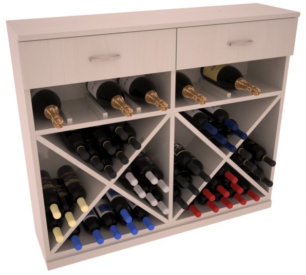 InstaCellar 10-Column Base Cabinet for Kitchen Storage - Perfect for Organizing Spices, Utensils, and Pantry Items