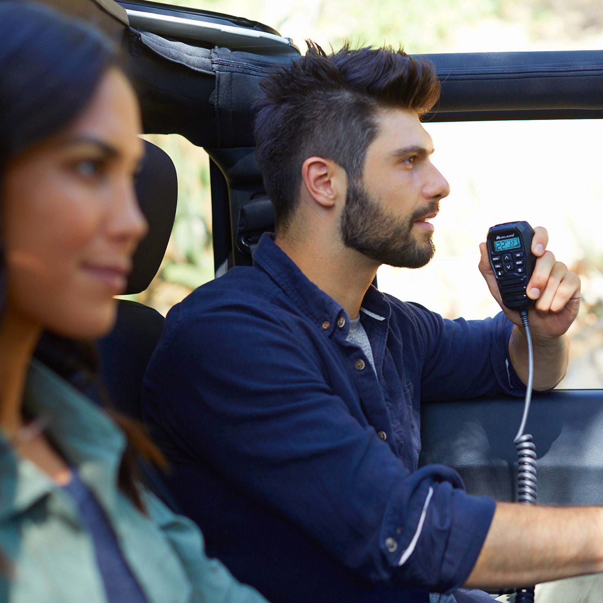 MicroMobile® Replacement Microphone for Midland MXT275 GMRS Two-Way Radio - USB A Connector (Model MA275) - Ideal for Clear Communication in Outdoor Adventures, Road Trips, and Emergency Situations