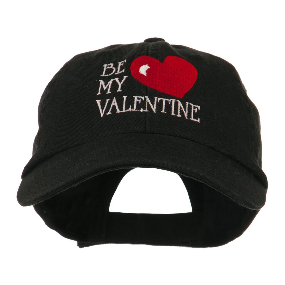 Be My Valentine Embroidered Baseball Cap - Romantic Couple Gift for Valentine's Day - Perfect for Date Nights & Anniversaries