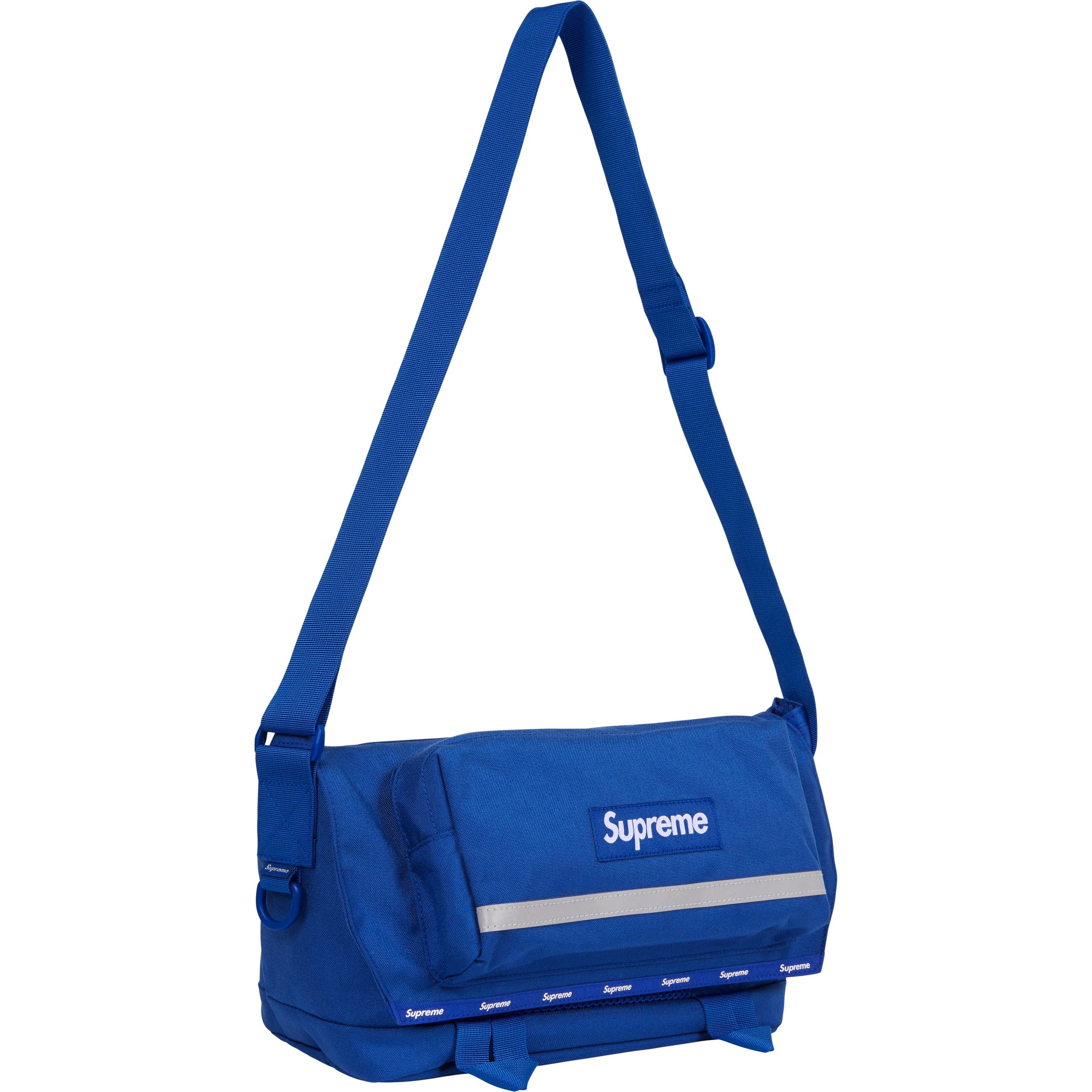 Supreme FW24 Messenger Bag for Men & Women - Waterproof Crossbody Shoulder Bag in Blue - Perfect for Work, Travel & Daily Commute