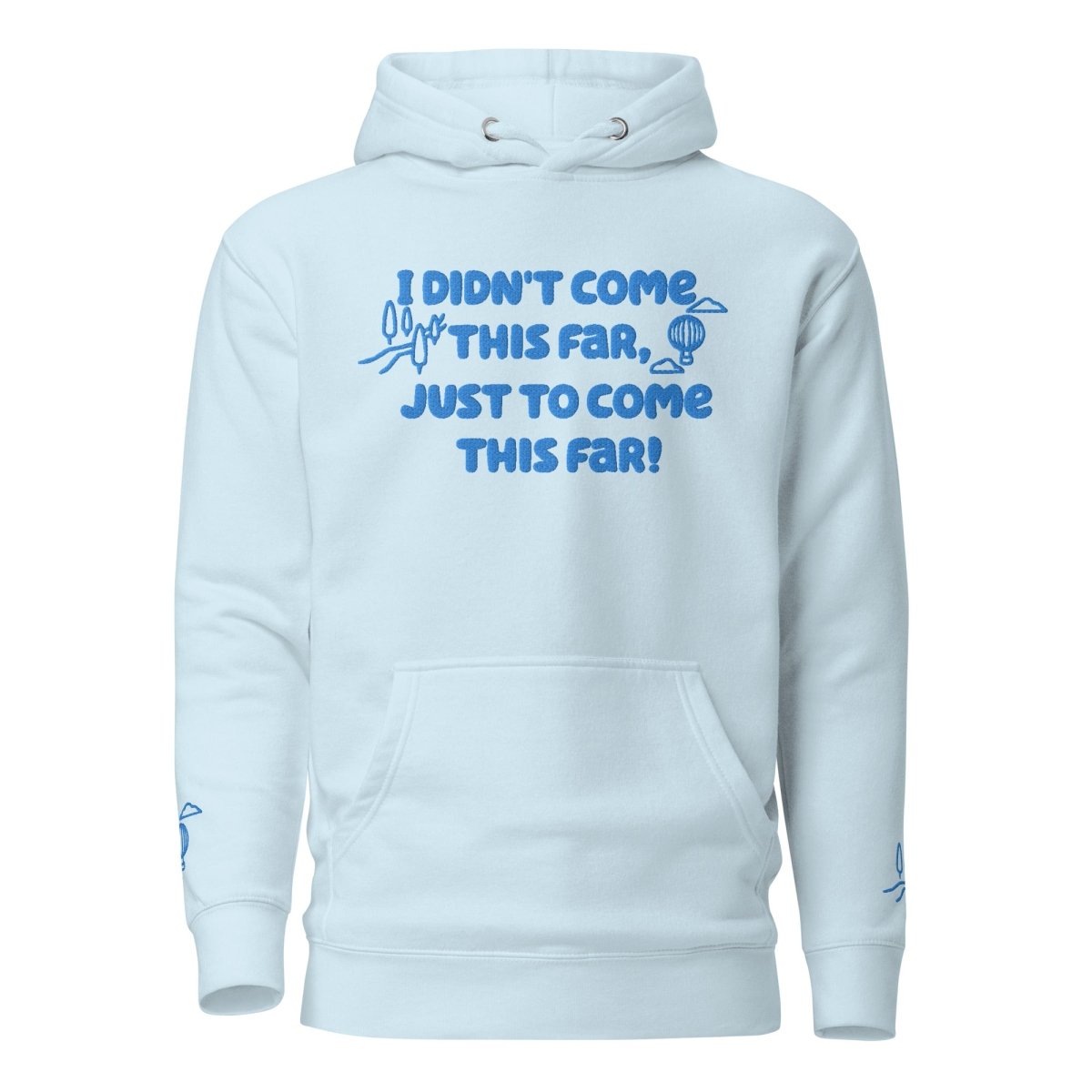 Premium Embroidered Journey Beyond Hoodie for Men & Women - Cozy Pullover Sweatshirt for Travel, Hiking & Outdoor Adventures