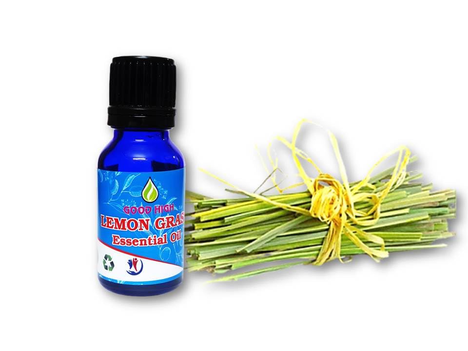 100% Pure Organic Lemongrass Essential Oil - Undiluted, Natural Aromatherapy Oil for Diffuser, Massage & Skin Care - 10mL Bottle for Relaxation & Stress Relief