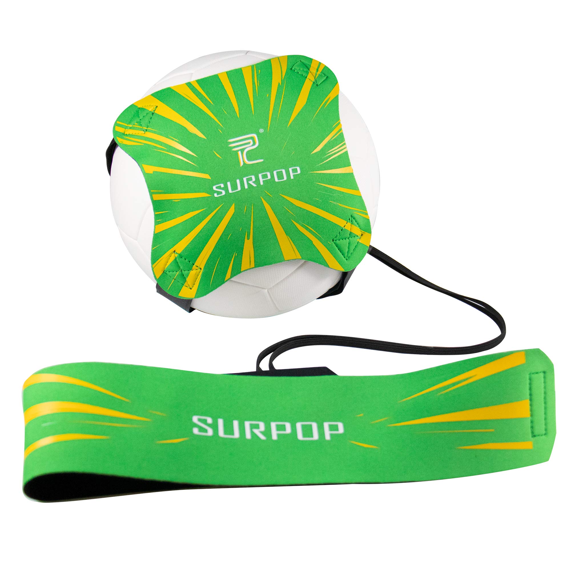 Adjustable Waist Belt for Soccer Volleyball Rugby Training - Solo Practice Aid for Kick Throw Control Skills - Perfect for Kids & Adults - Ideal for Backyard Drills, Team Practice & Individual Skill Development