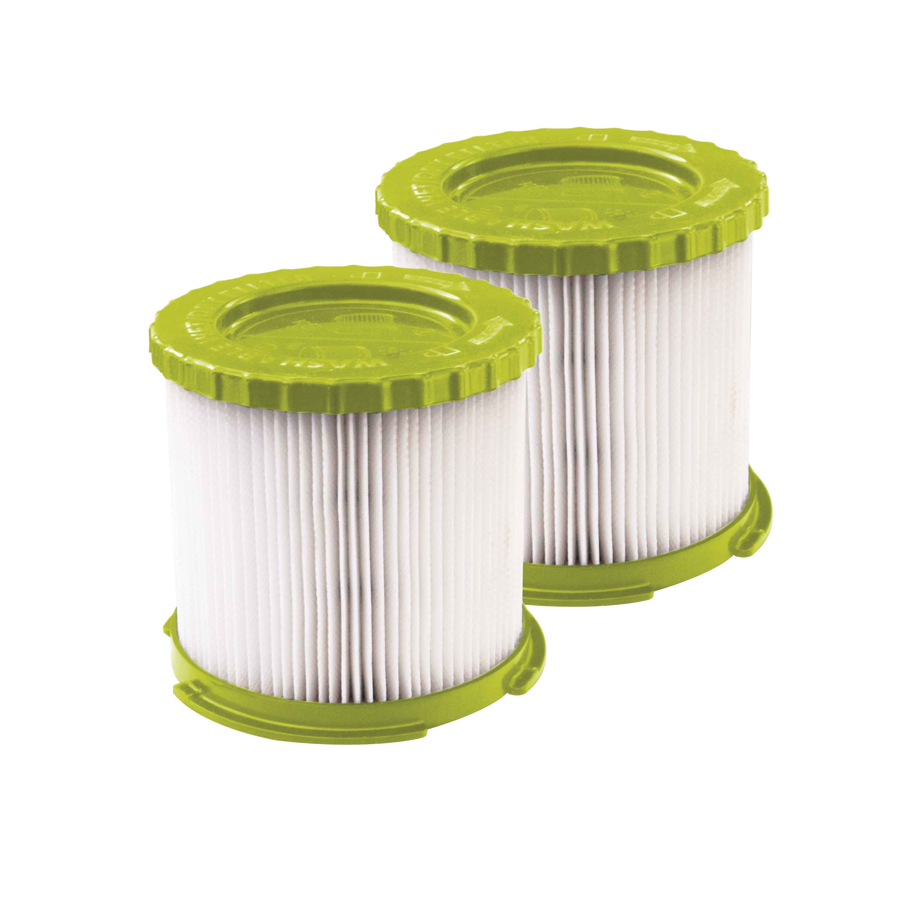 Sun Joe SWD HEPA 2PK Universal Replacement HEPA Filter - 2 Pack for 5-16 Gallon Wet/Dry Vacuums | Compatible with Sun Joe & Other Brands | Perfect for Home Cleaning, Workshop Dust Collection & DIY Projects