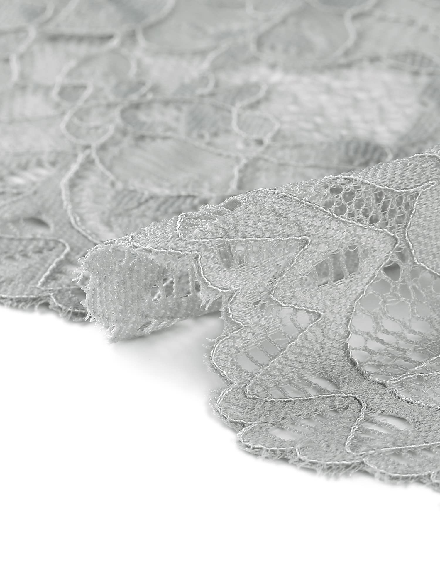 Allegra K Women's Lace Cardigan - Elegant Open Front Floral Cropped Bolero Shrug for Weddings, Parties & Date Nights | Sheer Lace Tops for Spring & Summer Outfits