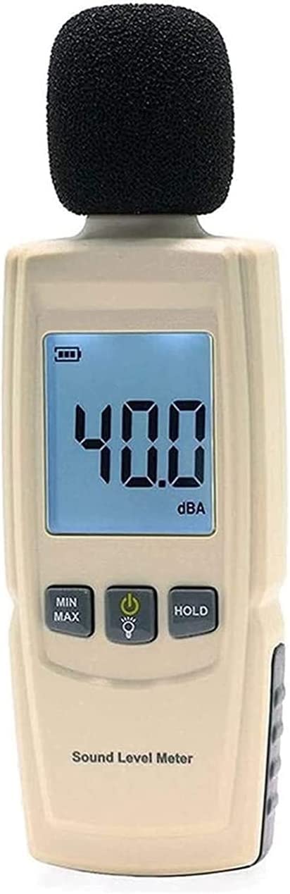 Corsehild Digital Sound Level Meter - Portable Decibel Meter with Backlight, 30-130 dBA Range, Noise Measurement Device for Home, Office, Studio & Industrial Use | Perfect for Audio Testing, Workplace Safety & Environmental Noise Monitoring