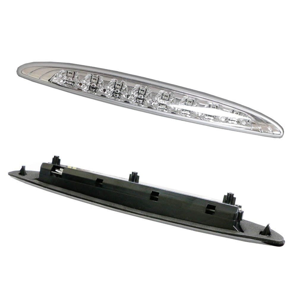 Red 8 LED High Mount Third Brake Light with Clear Lens for 2002-2006 First Generation MINI Cooper - Enhanced Visibility & Safety for Night Driving & Custom Car Modifications