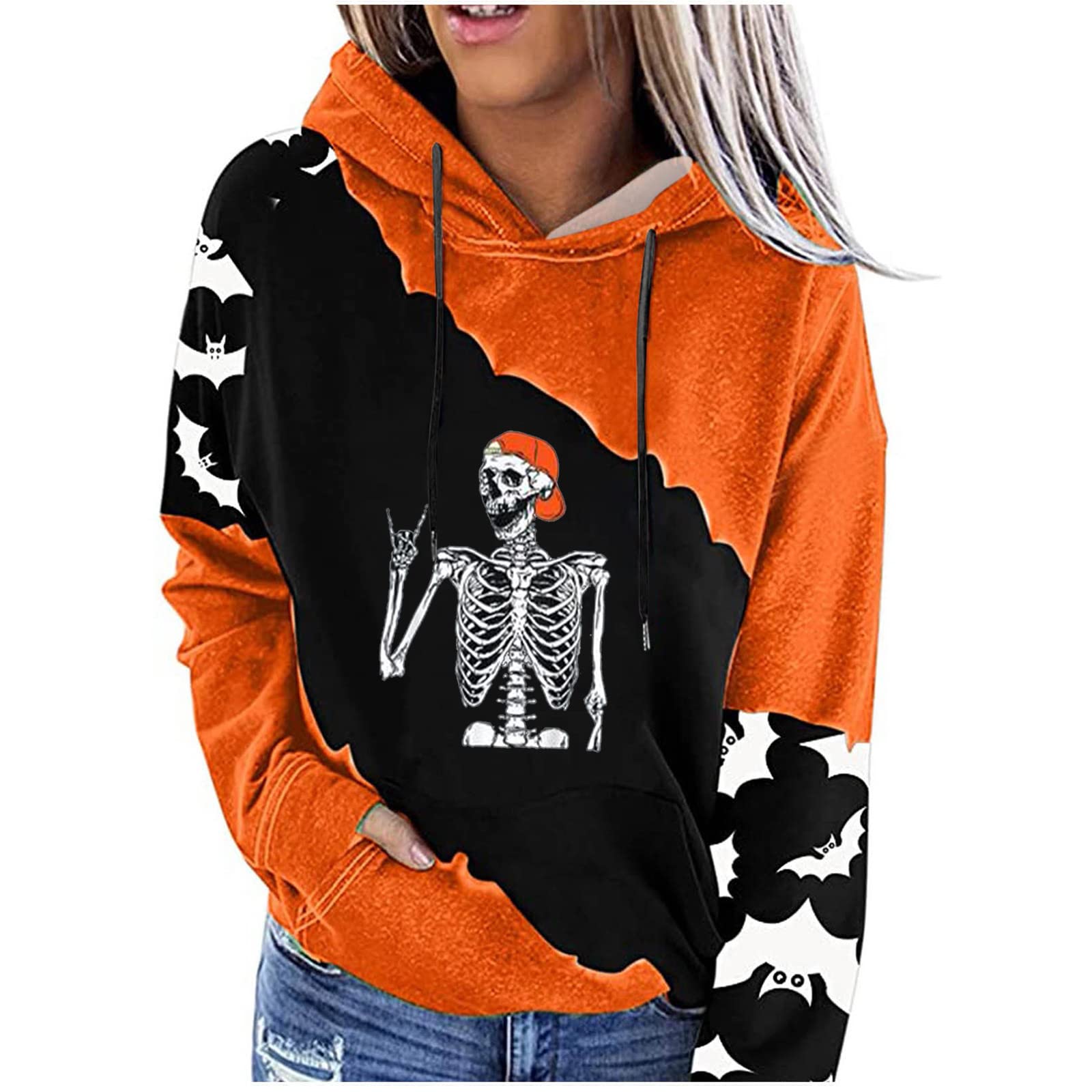 Cozy Women's Long Sleeve Hooded Pullover - Soft Button Down Crewneck Sweatshirt with Pocket | Loose Fit Casual Wear for Fall & Winter | Perfect for Outdoor Activities, Lounging & Travel