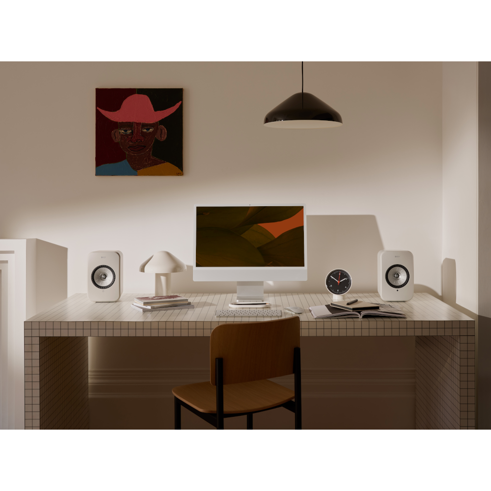 KEF LSX II LT Wireless Hi-Fi Bookshelf Speakers - Premium Powered Audio System for Home Theater, Music & Gaming - Compact Design for Living Room, Office & Studio