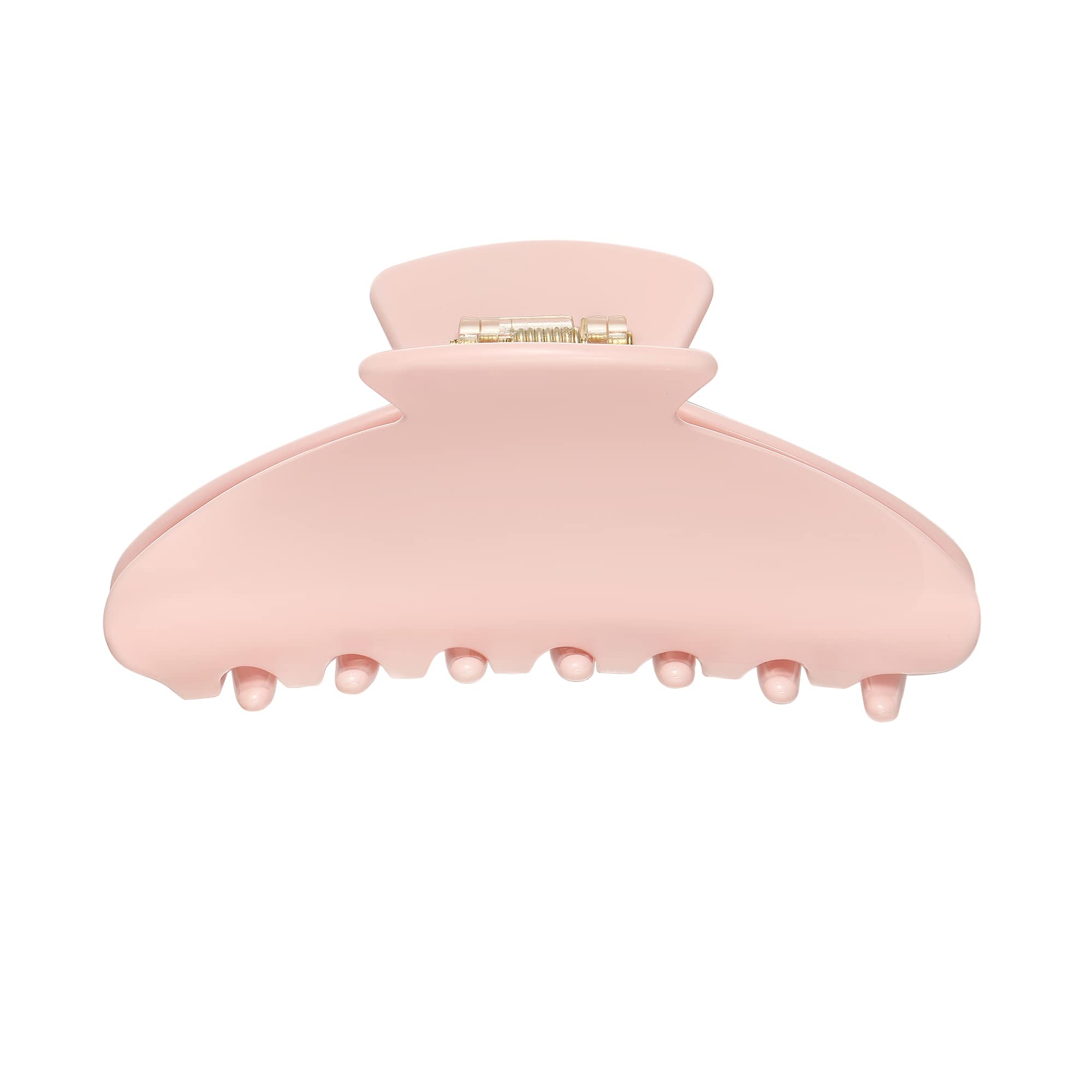Non-Slip 4 Inch Large Hair Claw Clips for Women - Strong Banana Hair Clips for Thick Hair, Perfect Hair Accessories Gift (Light Pink) - Great for Updos, Ponytails & Everyday Styling