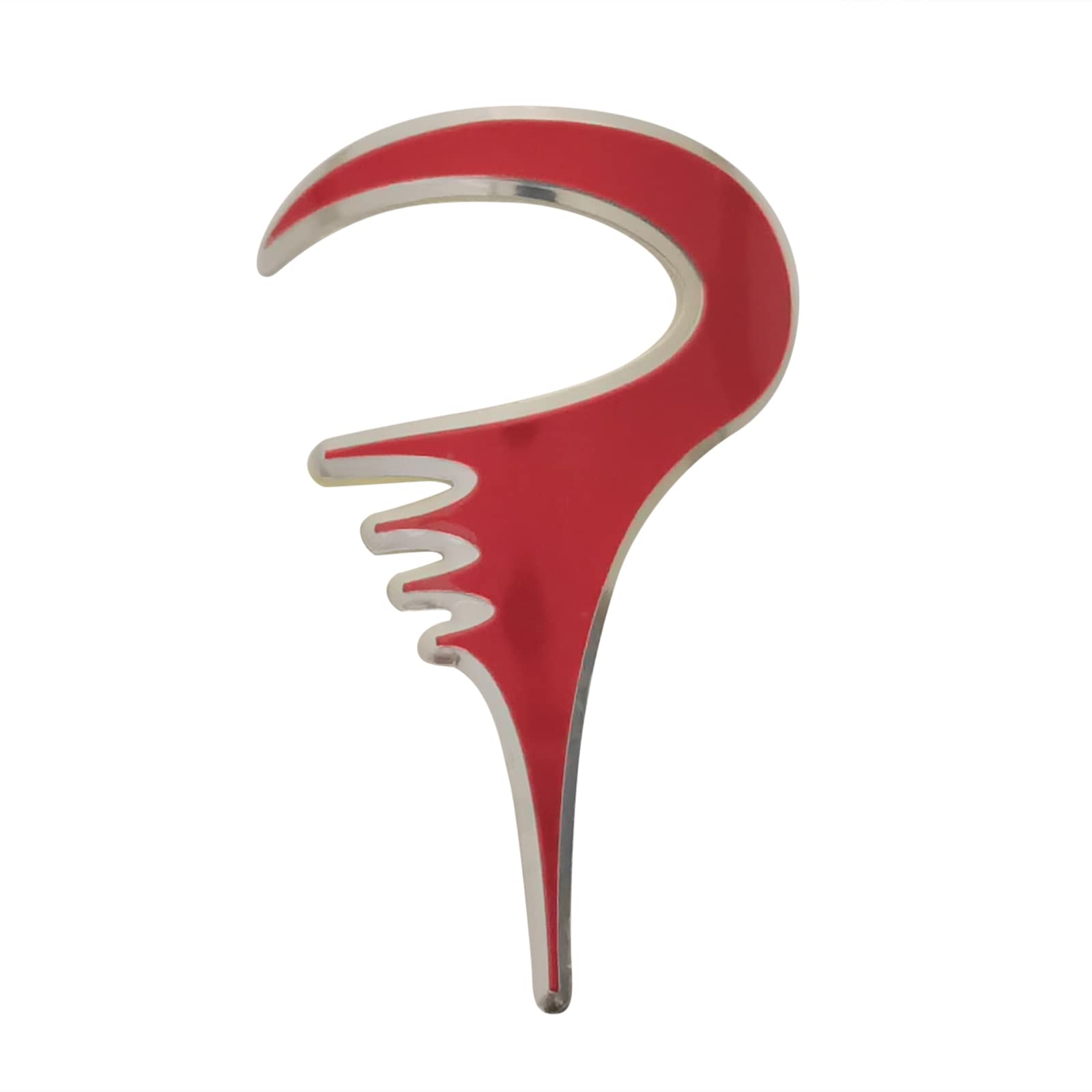 Premium MTB Bike Head Badge Decals - Waterproof Vinyl Stickers for BMX & Foldable Bikes (Pinarello Red) - Perfect for Customizing Bike Frames & Enhancing Style