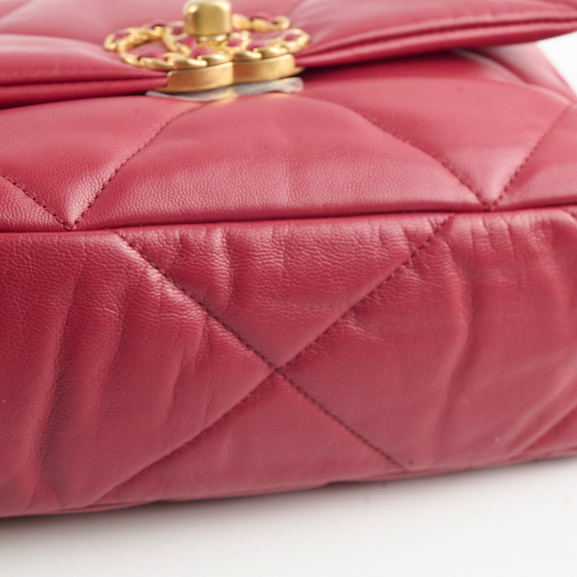 Chanel Small 19 Handbag Dark Red 28 Series - Luxury Crossbody Bag for Women, Perfect for Parties & Evening Events