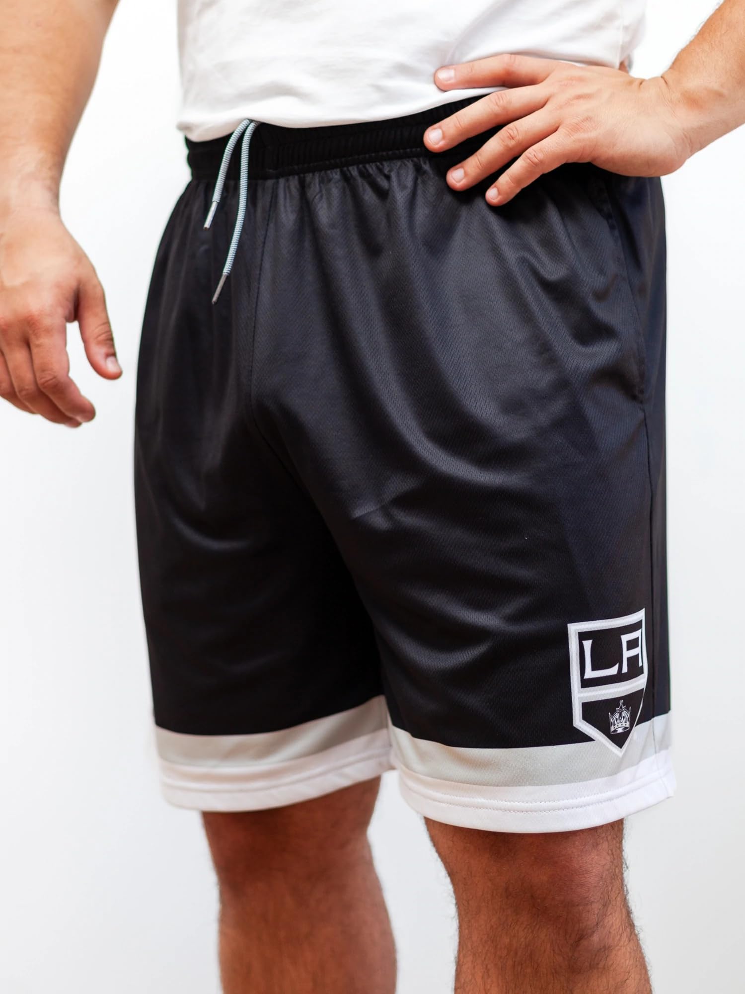 Los Angeles Kings Official NHL Hockey Shorts - Breathable Mesh for Men & Women - Perfect for Games, Training & Casual Wear