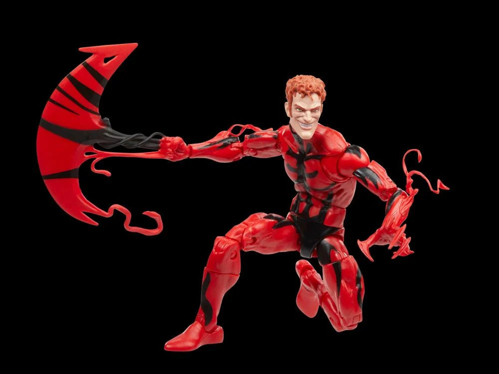 Spider-Man Marvel Legends Black Suit & Carnage Exclusive Action Figures – Collectible Superhero Toys for Display & Play | Perfect for Marvel Fans, Gift Giving & Comic Book Collections