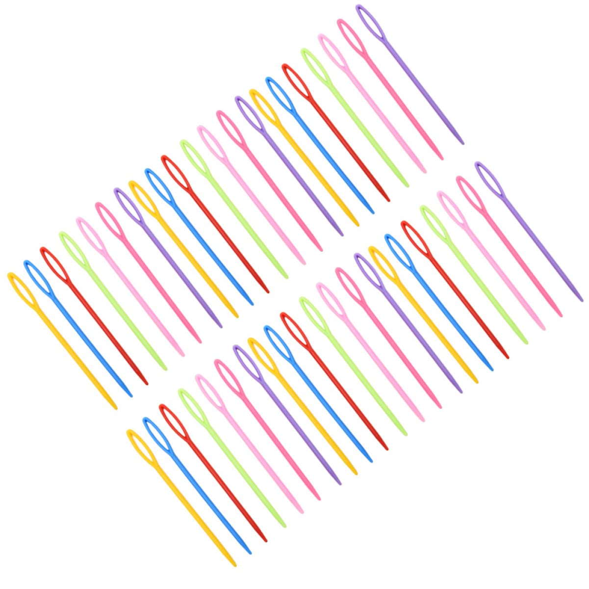 Ciieeo Kids Braiding Tool Set - 1000pcs Colorful Plastic Sewing Needles & Yarn for DIY Knitting, Tapestry, Sweater Making | Perfect for Children's Crafts, DIY Projects, and Creative Sewing Activities
