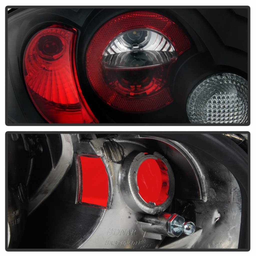 Audi TT/TT Quattro 2000-2006 Spyder Black Tail Lights Pair - Driver & Passenger Side | Perfect for Night Driving & Car Customization