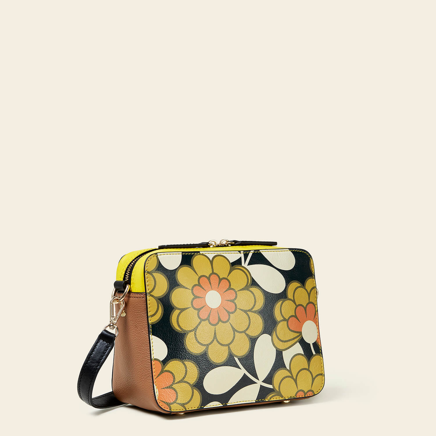 Minola Crossbody Bag Dahlia Saffron - Stylish Leather Shoulder Purse for Women | Perfect for Work, Travel & Everyday Use