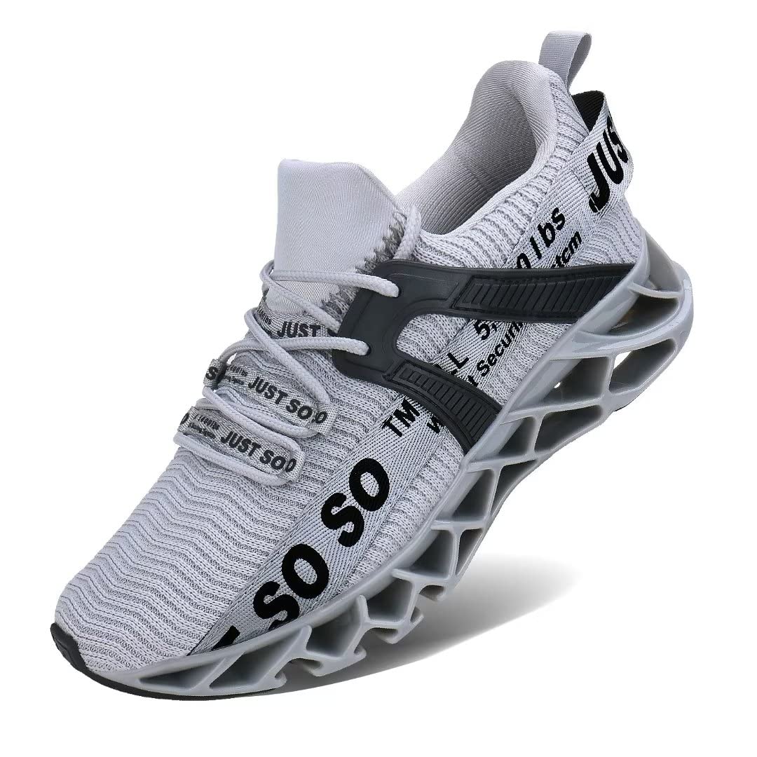 UMYOGO Men's Athletic Walking Shoes - Lightweight Running Tennis Sneakers for Men - Breathable Comfortable Fashion Sneakers for Walking, Running, Gym & Casual Wear