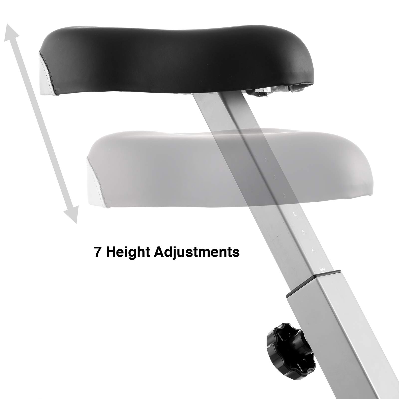 Best Folding Magnetic Resistance Indoor Cycling Bike for Home Workouts - Compact Upright Stationary Exercise Bike for Cardio Training & Weight Loss