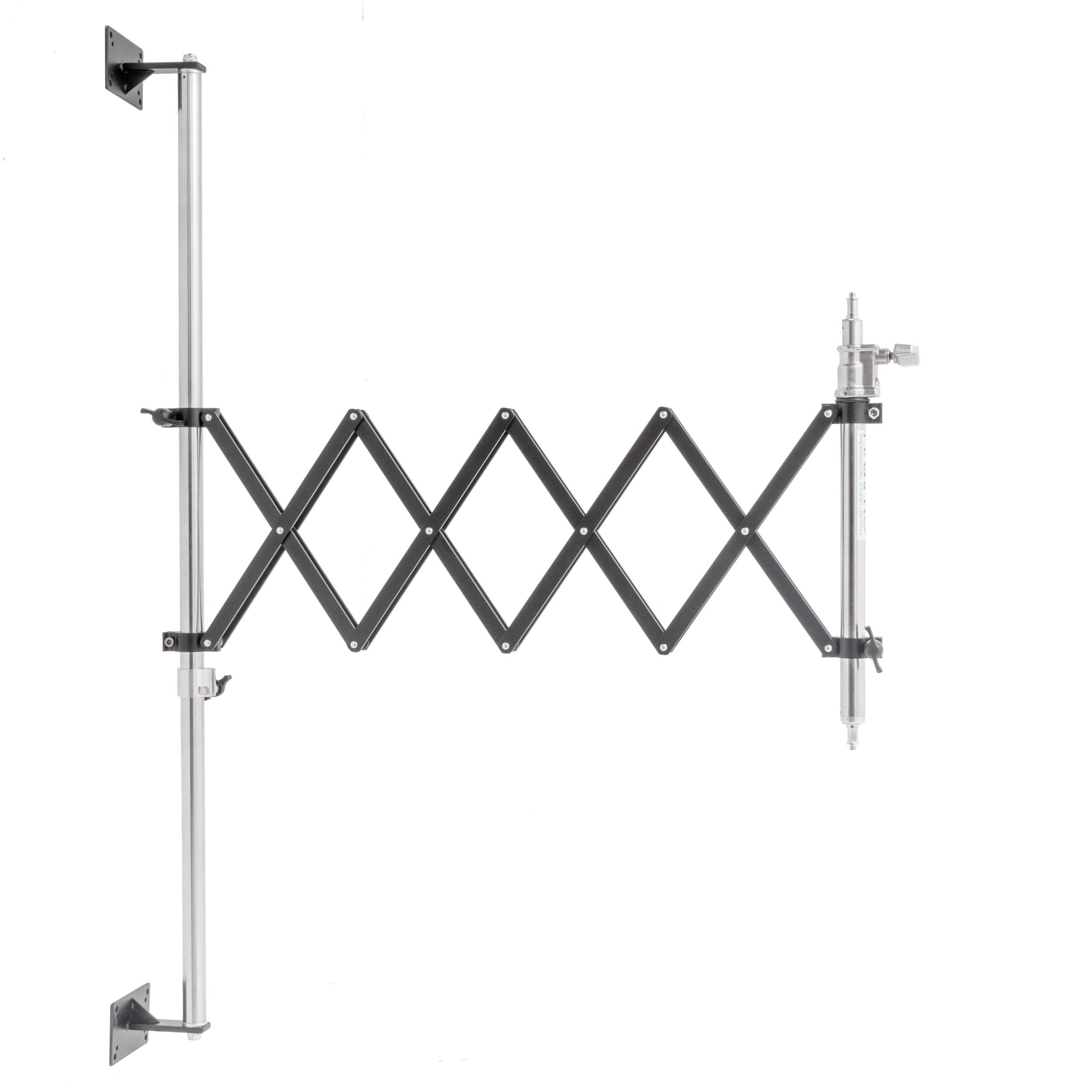 Wall Mounted Scissor Boom Vertical Mounting System - Heavy Duty TV Mount for Flat Screens 40-80 inches - Perfect for Living Room, Bedroom & Office Installation