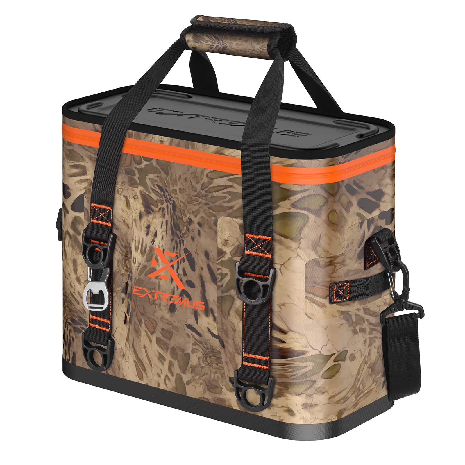 Extremus Rendu Soft Cooler Bag - 12/20/30 Can Capacity, Updated Insulated & Waterproof Beach Cooler with 100% Leakproof Zipper - Perfect for Fishing, Kayaking, Camping, Beach Trips & Outdoor Adventures | Portable Cooler for Picnics, Tailgating & Road Trips
