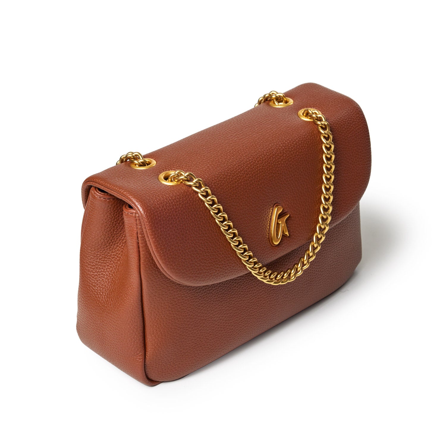 Medium Pebble Flap Bag in Brown - Stylish Crossbody Purse for Women, Perfect for Everyday Use, Work, and Travel