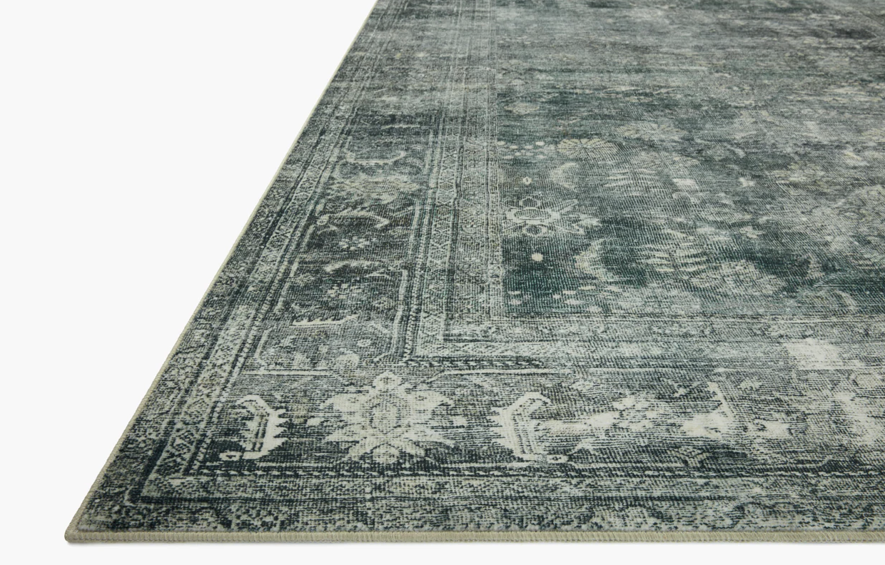 Banks Blue/Lagoon Area Rug - Soft & Durable Non-Slip Living Room Carpet for Home Decor | Perfect for Bedroom, Nursery, or Office