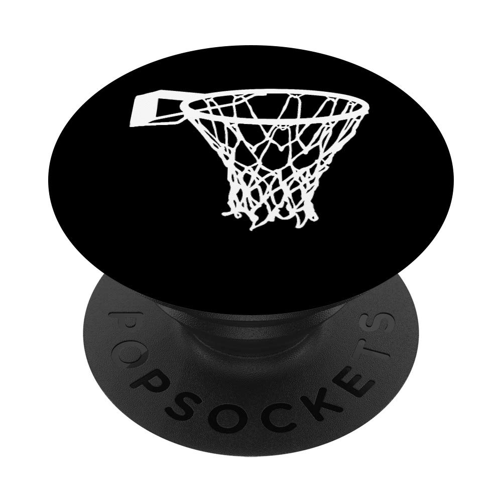 Basketball Hoop PopSockets Phone Grip & Stand - Compatible with iPhone, Samsung, Tablets - Perfect for Sports Fans, Game Days & Everyday Use