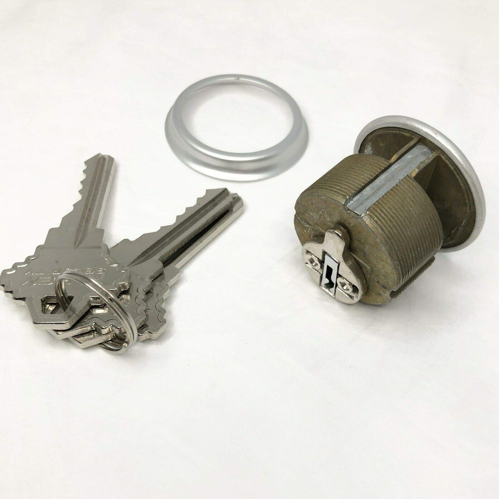 10 Pack Adams Rite Mortise Lock Cylinders 1 Inch - High Security Commercial Grade Door Locks for Storefront Entry, Office Buildings & Retail Security
