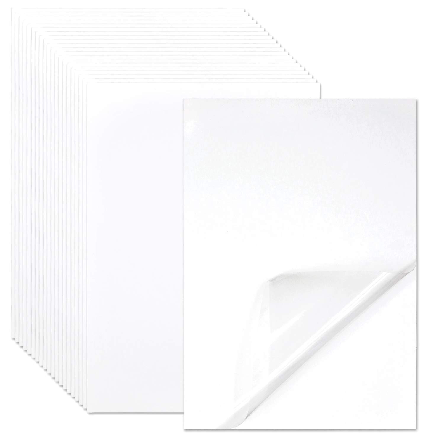 KRISMYA Printable Translucent Vinyl for Inkjet Printer - 20 Sheets 8.3