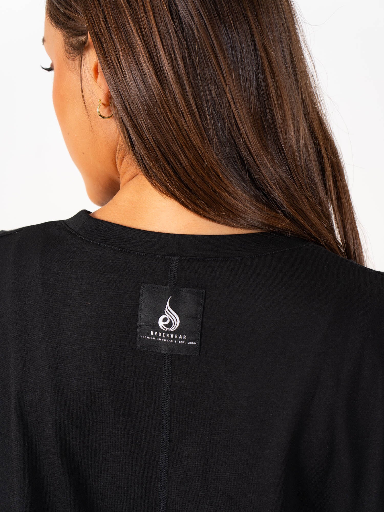 Terrain T-Shirt for Men - Black Cotton Casual Tee for Outdoor Adventures, Hiking, and Everyday Wear