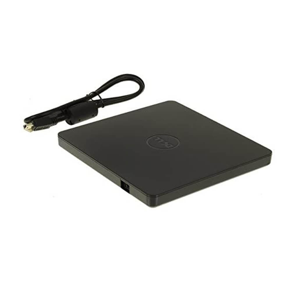 Dell External DVD Drive USB 2.0 - Portable CD/DVD Burner for Laptop & PC - Watch Movies, Install Software, Backup Data (Black)