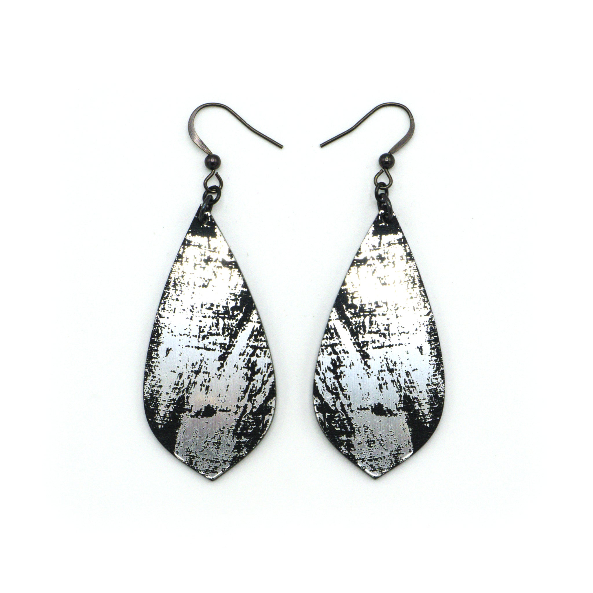 Stylish Acrylic Earrings Set of 28 - Brushed Silver & Black Dangle Earrings for Women | Perfect for Parties, Weddings & Everyday Wear